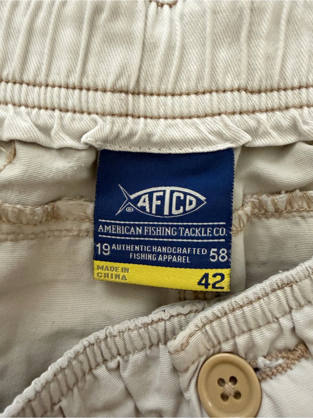 Aftco fishing pants - Beige